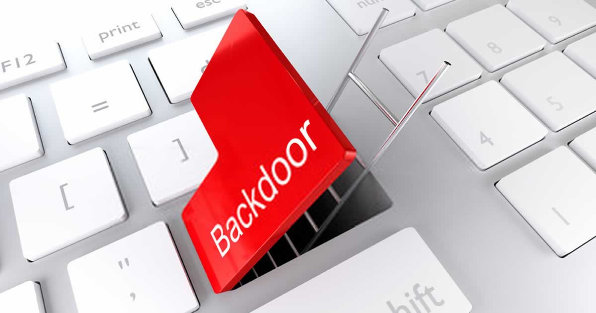 هجوم الابواب الخلفية  –  a backdoors attack